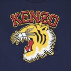 Boys Navy Blue Tiger Logo T-Shirt, 1, hi-res