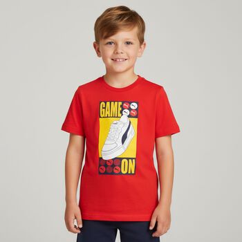 Boys Red Logo T-Shirt