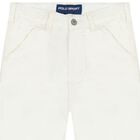 Boys White Logo Jeans, 1, hi-res