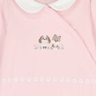 Baby Girls Ivory & Pink Babygrows ( 2-Pack ), 1, hi-res