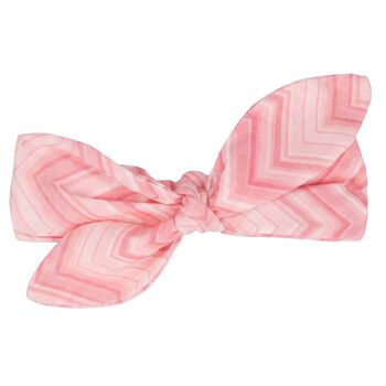 Baby Girls Pink Poudra Zig Zag Headband