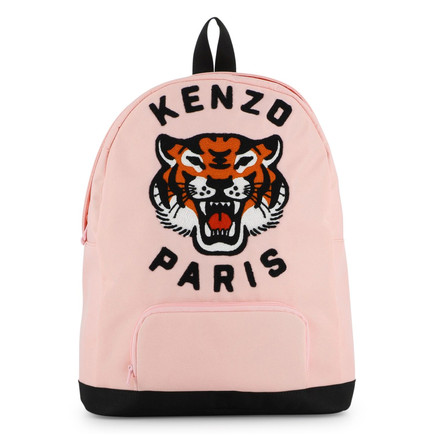 Girls Pink Tiger Logo Backpack ( 28cm ), 1, hi-res