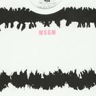 Girls White Logo Dress, 1, hi-res