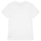 Boys White Logo T-Shirt, 3, hi-res