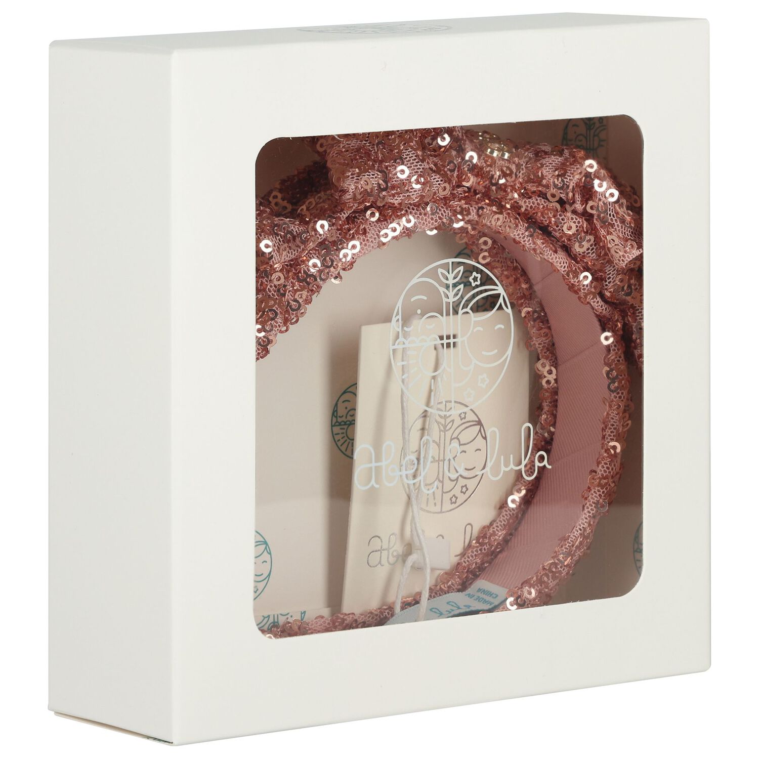 Girls Pink Sequin Headband, 2, hi-res