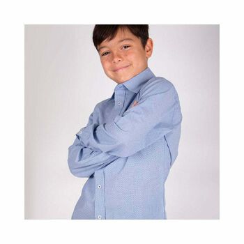 Boys Blue Long Sleeves Shirt