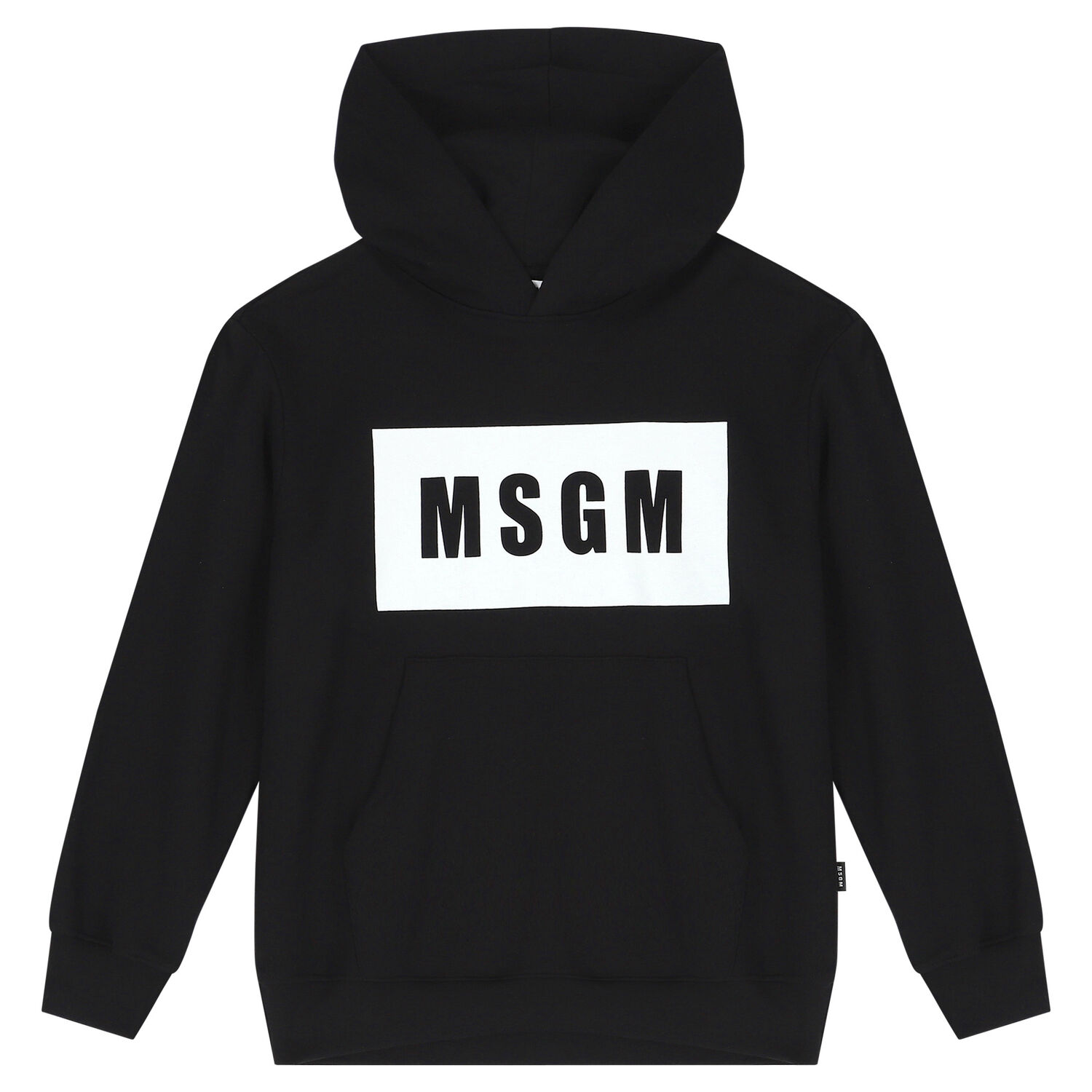 Black & White Logo Hooded Top, 1, hi-res