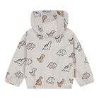 Baby Boys Grey & White Dinosaur Tracksuit ( 3 Piece ), 1, hi-res