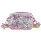 Girls Transparent Glitter Bag, 1, hi-res