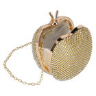 Girls Gold Embellished Satin Bag , 1, hi-res