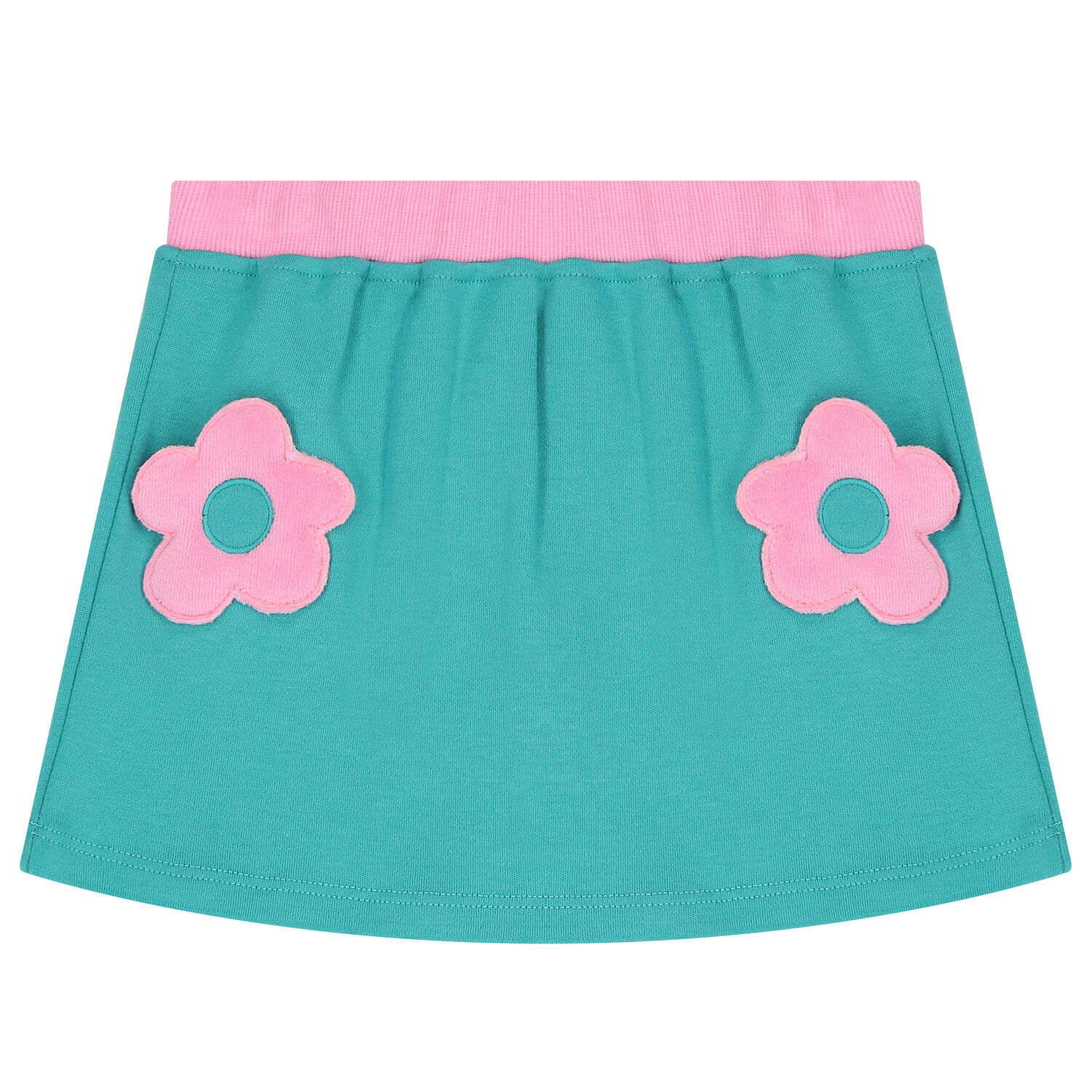 Girls Pink & Green Skirt Set, 1, hi-res