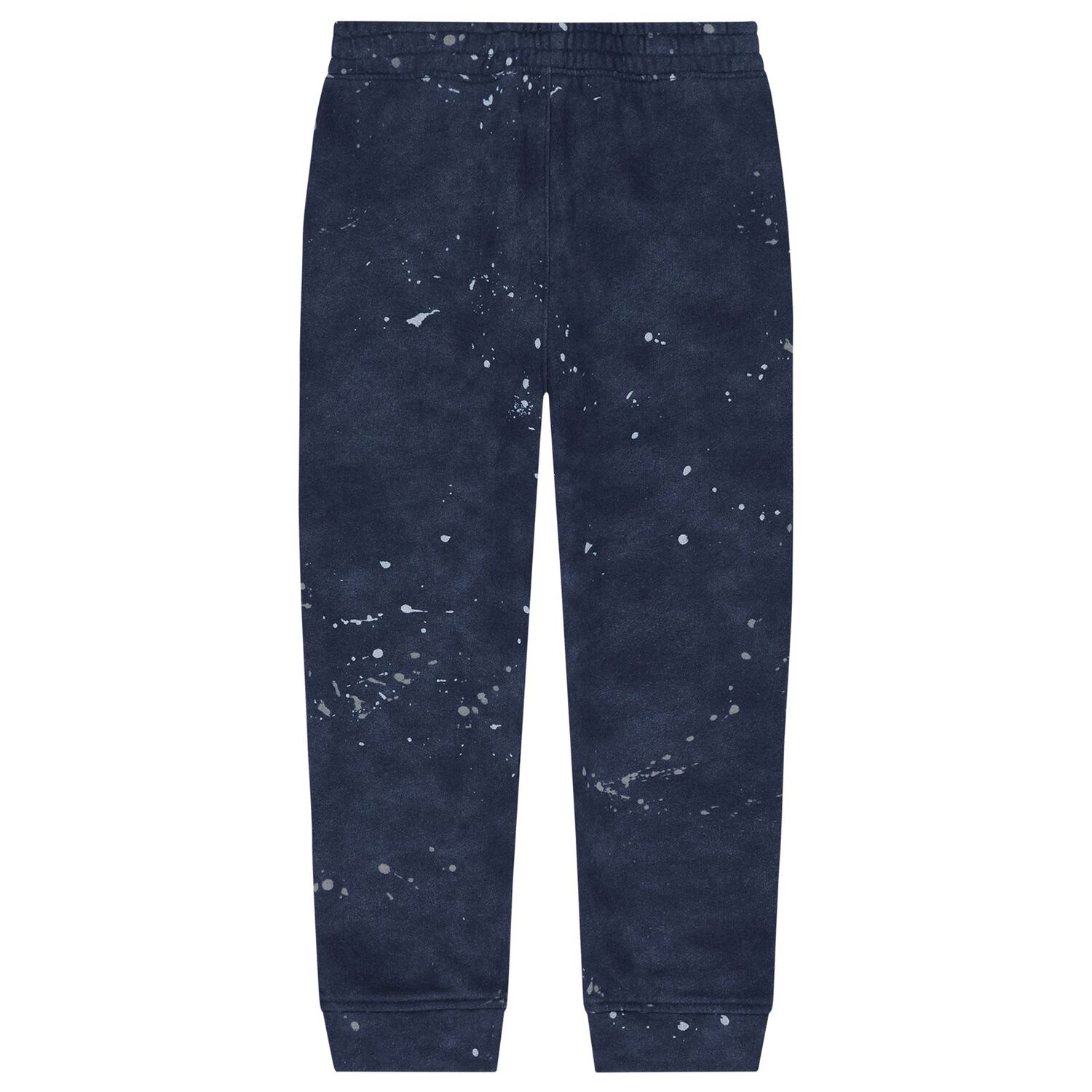 Boys Navy Blue Paint Splatter Joggers, 1, hi-res