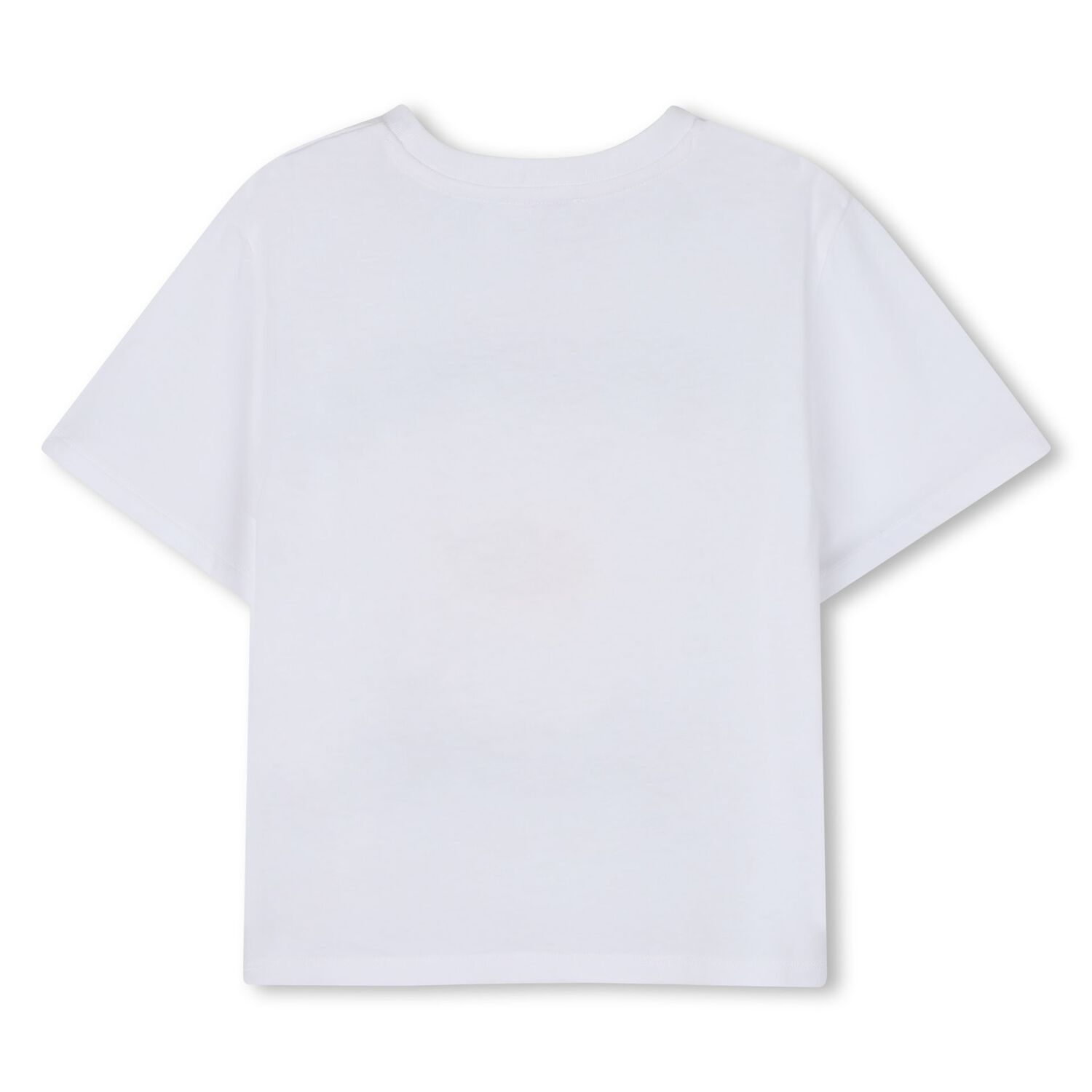 Girls White Daisy Logo T-Shirt, 1, hi-res