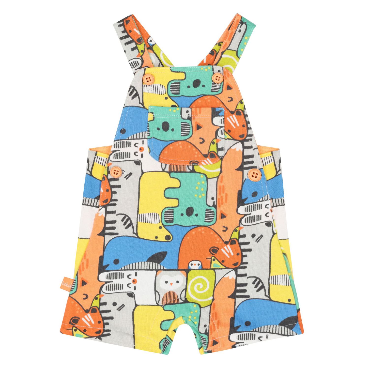 Baby Boys Multicoloured Dungaree Set, 1, hi-res