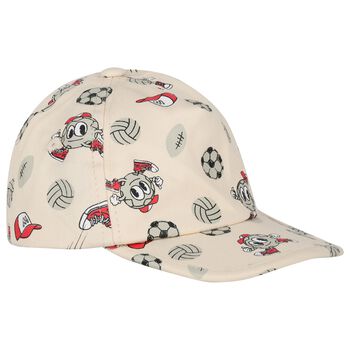 Younger Boys Ivory Volley Ball Cap