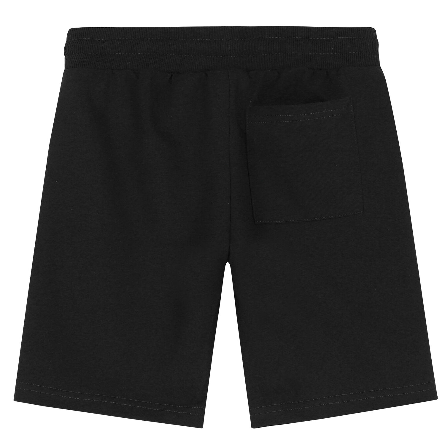 Boys Black Slogan Shorts, 2, hi-res