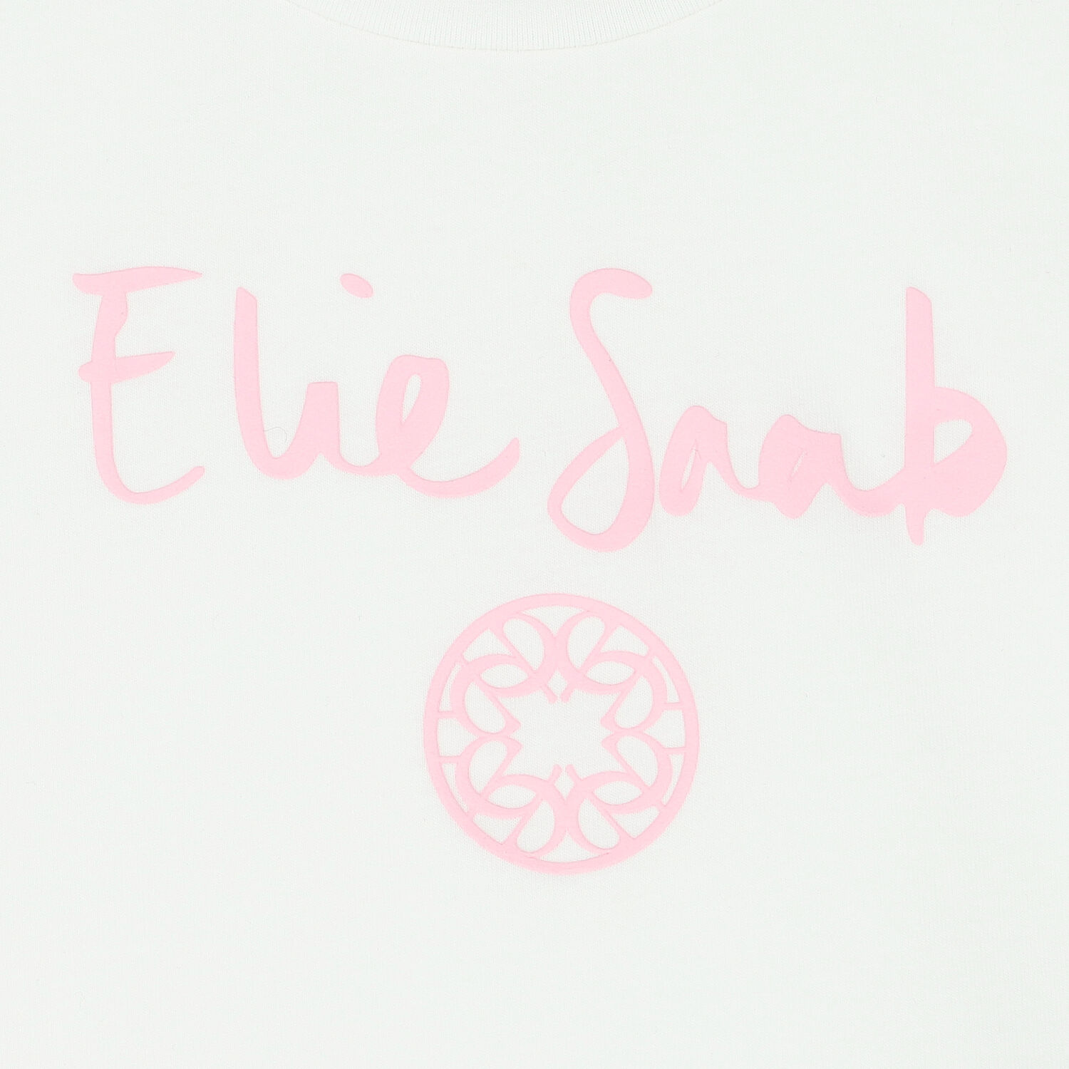 Girls White & Pink Logo T-Shirt, 1, hi-res