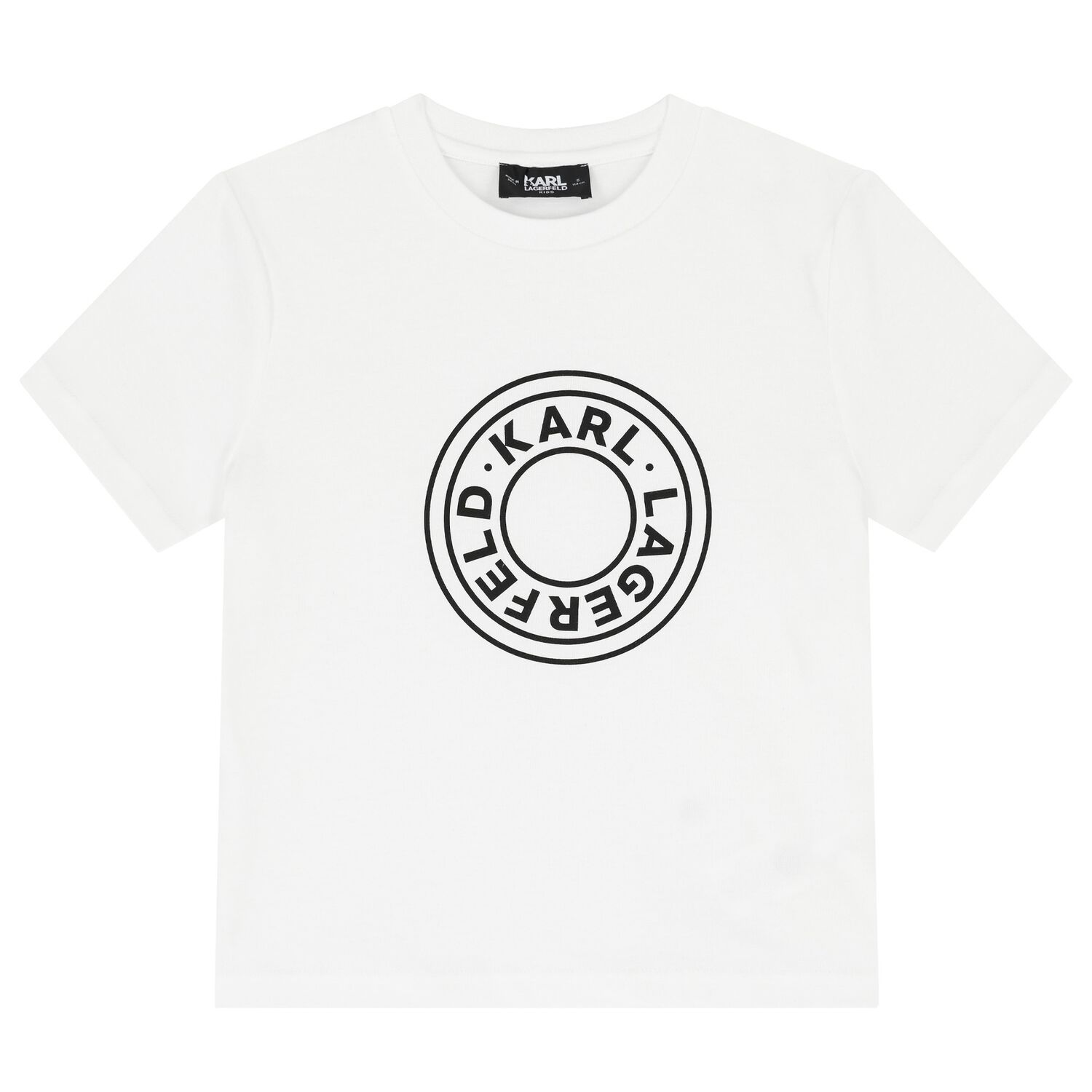 Boys White Logo T-Shirt, 2, hi-res image number null