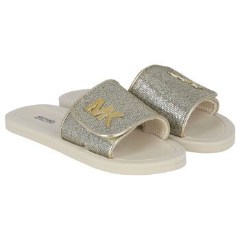 Girls Gold Logo Sliders