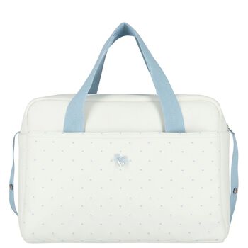 Ivory & Blue Stars Baby Changing Bag