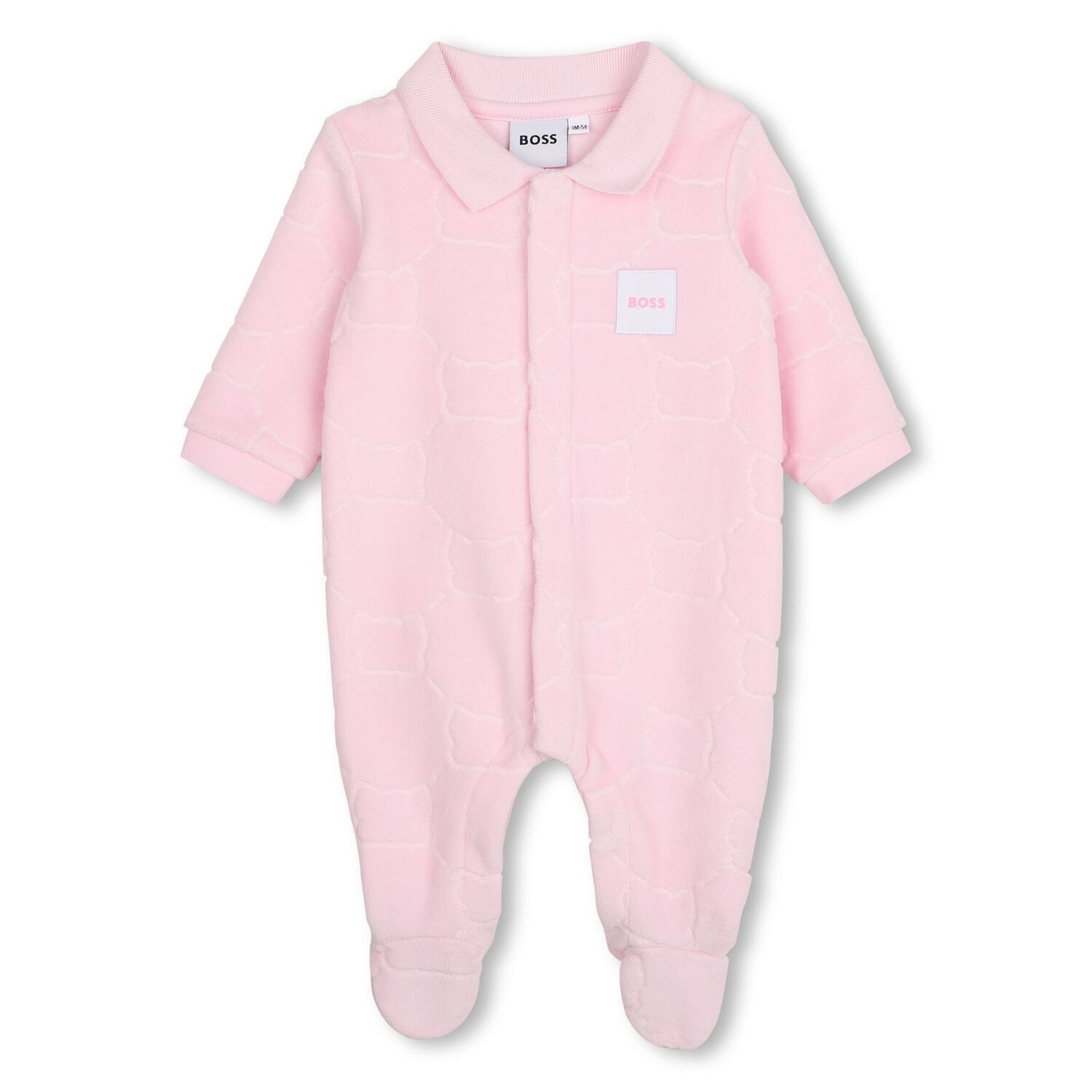 Baby Girls Pink Logo Babygrow Gift Set, 1, hi-res