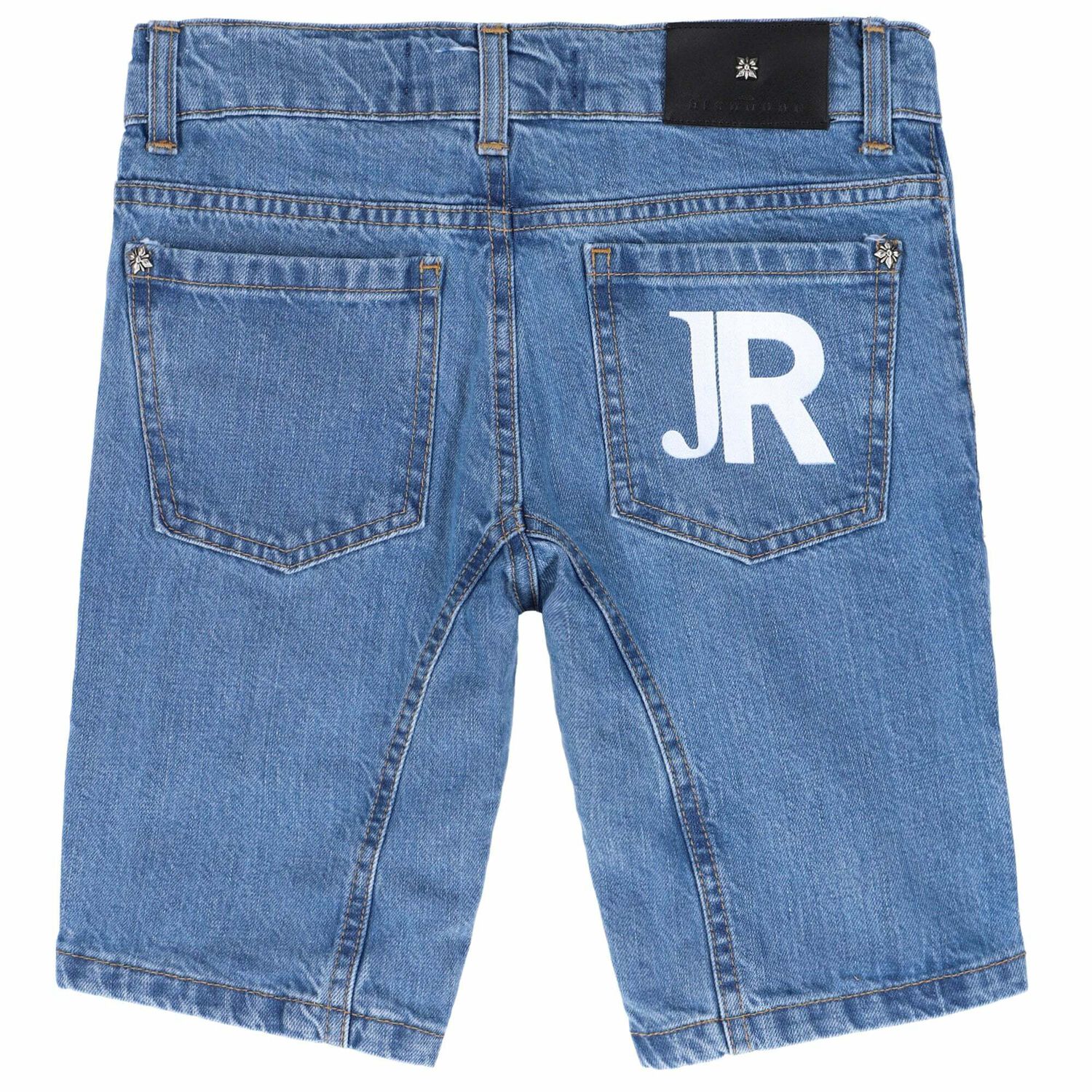 Boys Blue Denim Shorts, 1, hi-res image number null