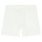 Baby Boys White & Blue Polo Bear Shorts Set, 1, hi-res