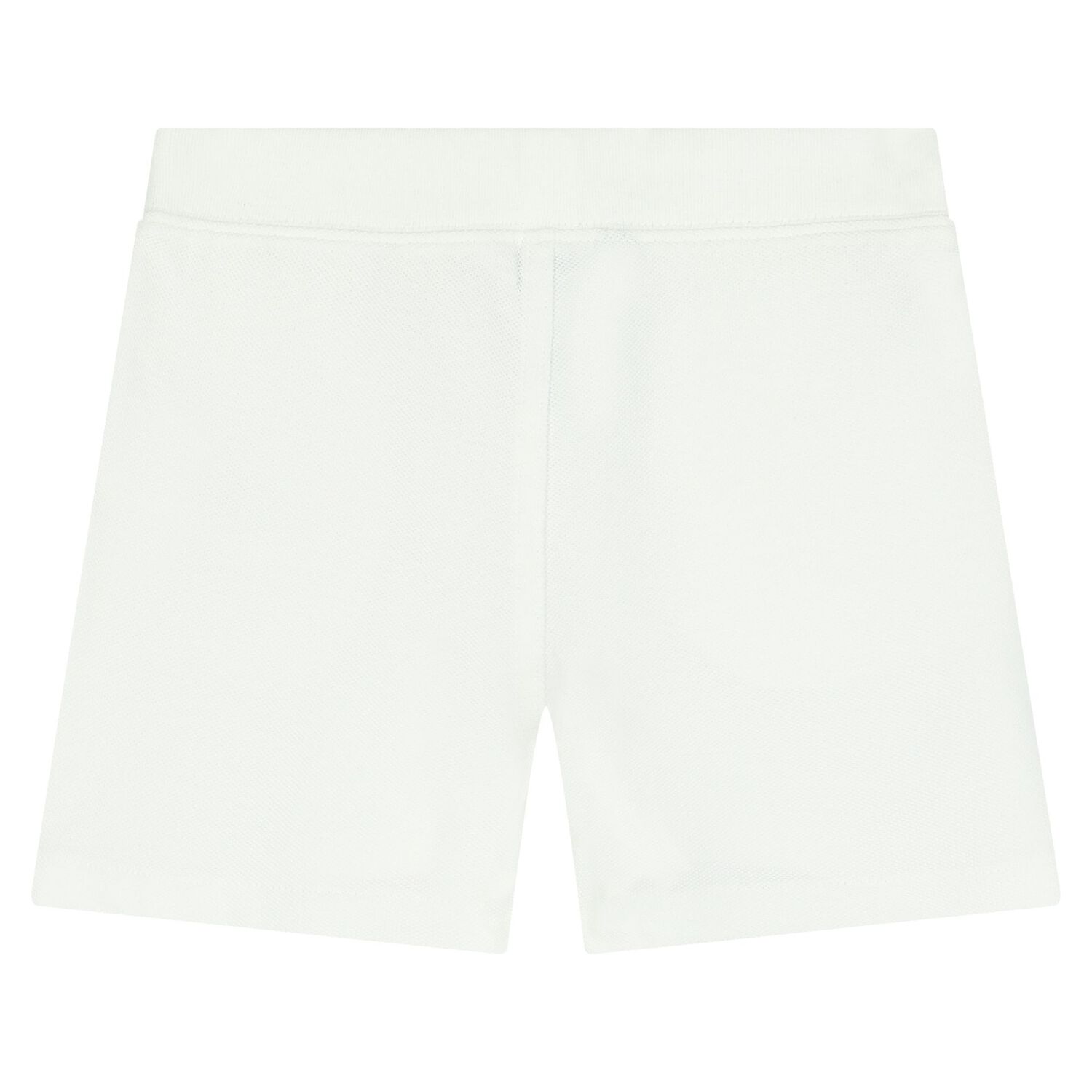 Baby Boys White & Blue Polo Bear Shorts Set, 1, hi-res