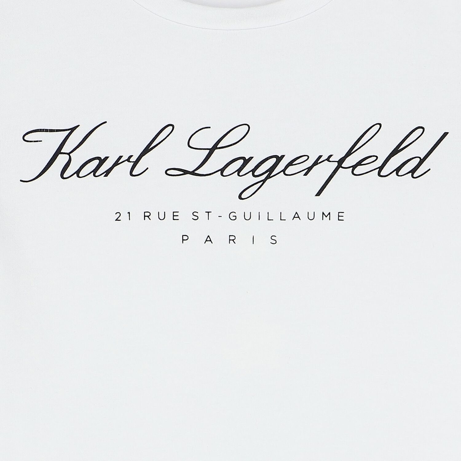 Girls White Logo T-Shirt, 2, hi-res image number null
