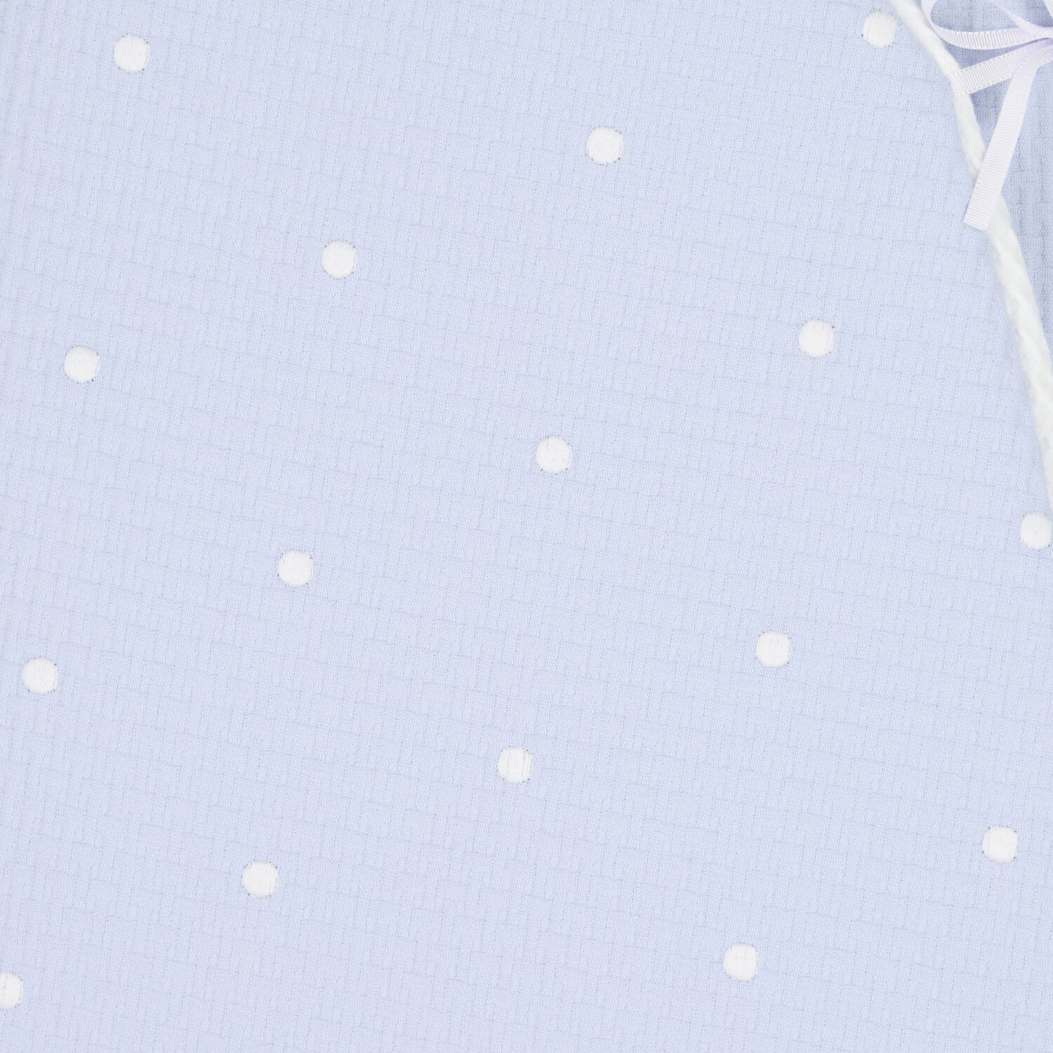 Blue & White Hooded Reversible Baby Nest, 3, hi-res