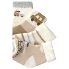 Baby Girls Ivory & Beige Socks (4 Pack), 1, hi-res