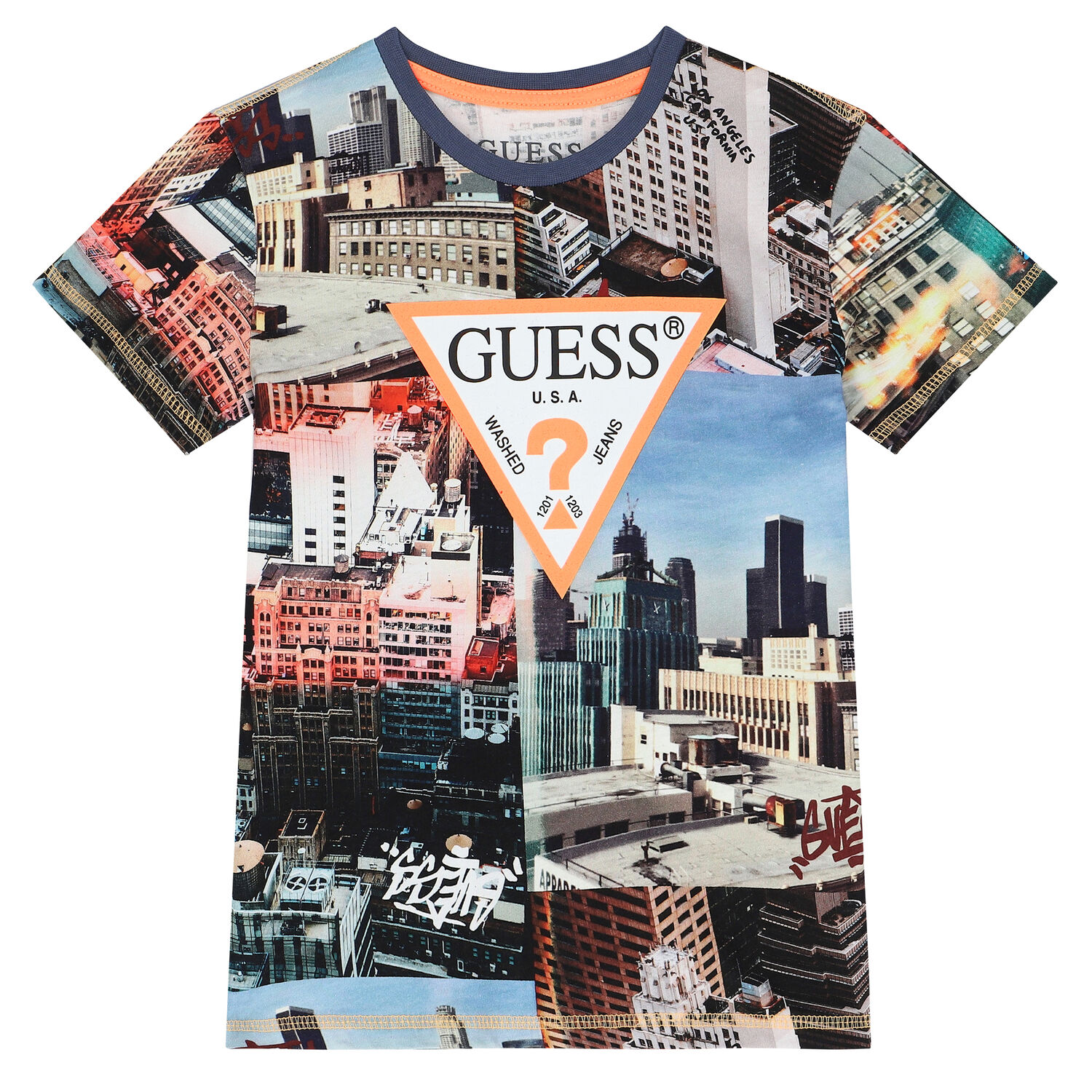 Boys Multi-Colored Logo T-Shirt, 1, hi-res