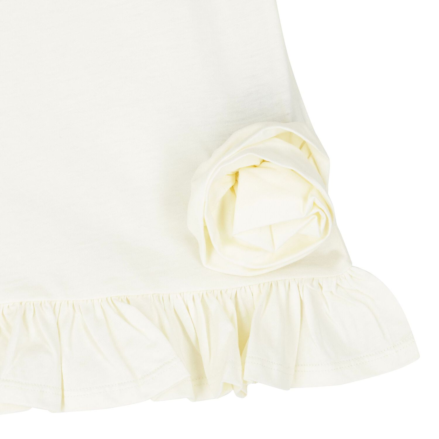 Younger Girls Ivory Logo Dress Set, 1, hi-res