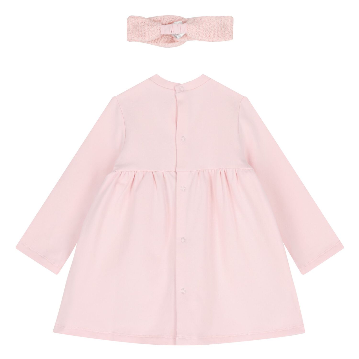 Baby Girls Pink Floral Dress Set, 1, hi-res