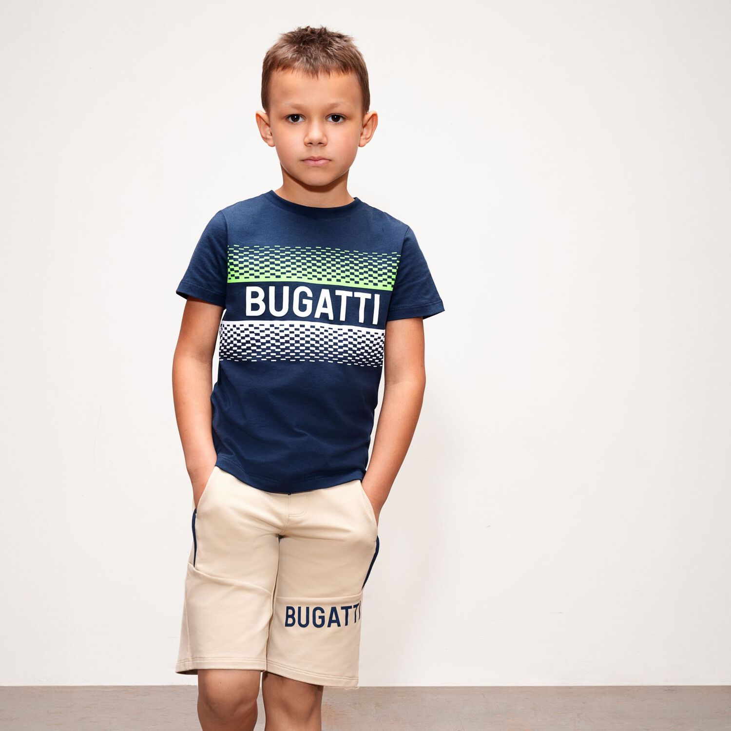 Boys Navy Blue Logo T-Shirt, 2, hi-res