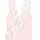 Girls Pink Petal Swimsuit, 1, hi-res