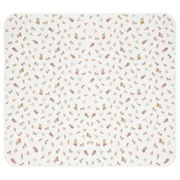 Baby Girls Ivory Teddy Bear Blanket