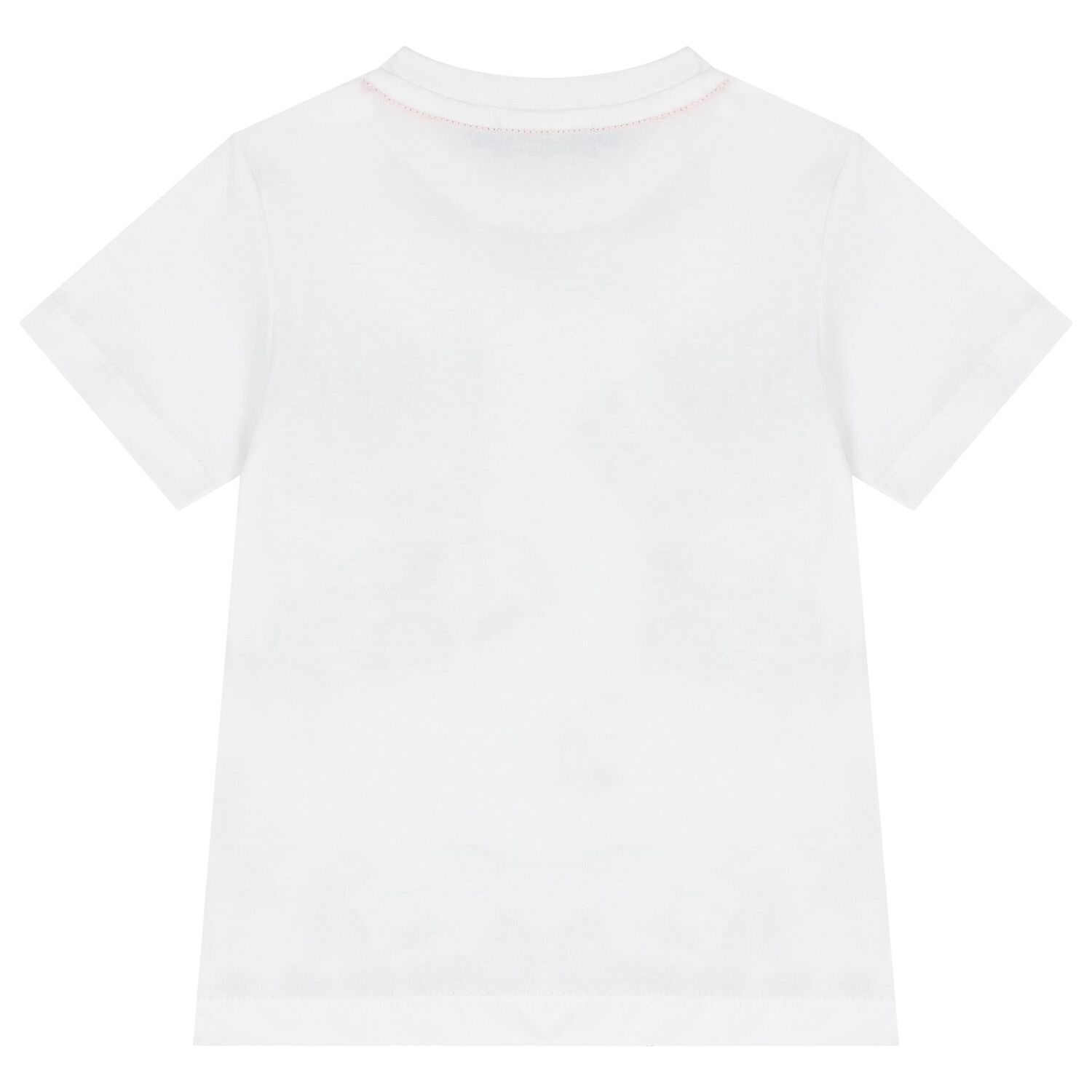 Younger Boys White Logo T-Shirt, 1, hi-res
