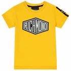 Boys Yellow Logo T-Shirt, 1, hi-res