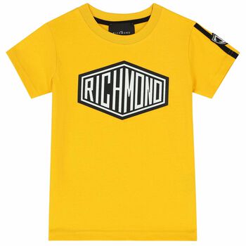 Boys Yellow Logo T-Shirt