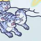 Boys Blue Tiger Logo T-Shirt, 1, hi-res