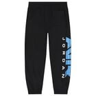 Boys Black Jordan Logo Joggers, 1, hi-res