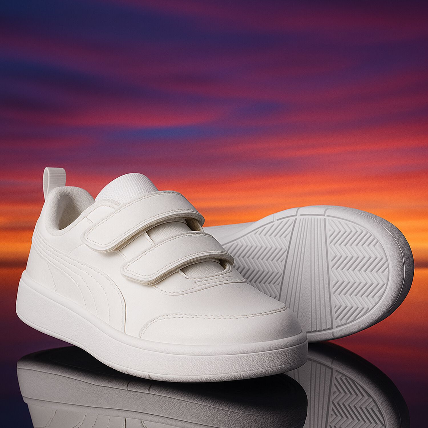 White Courtflex V3 Trainers, 1, hi-res image number null