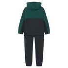 Boys Black & Green Tracksuit, 1, hi-res