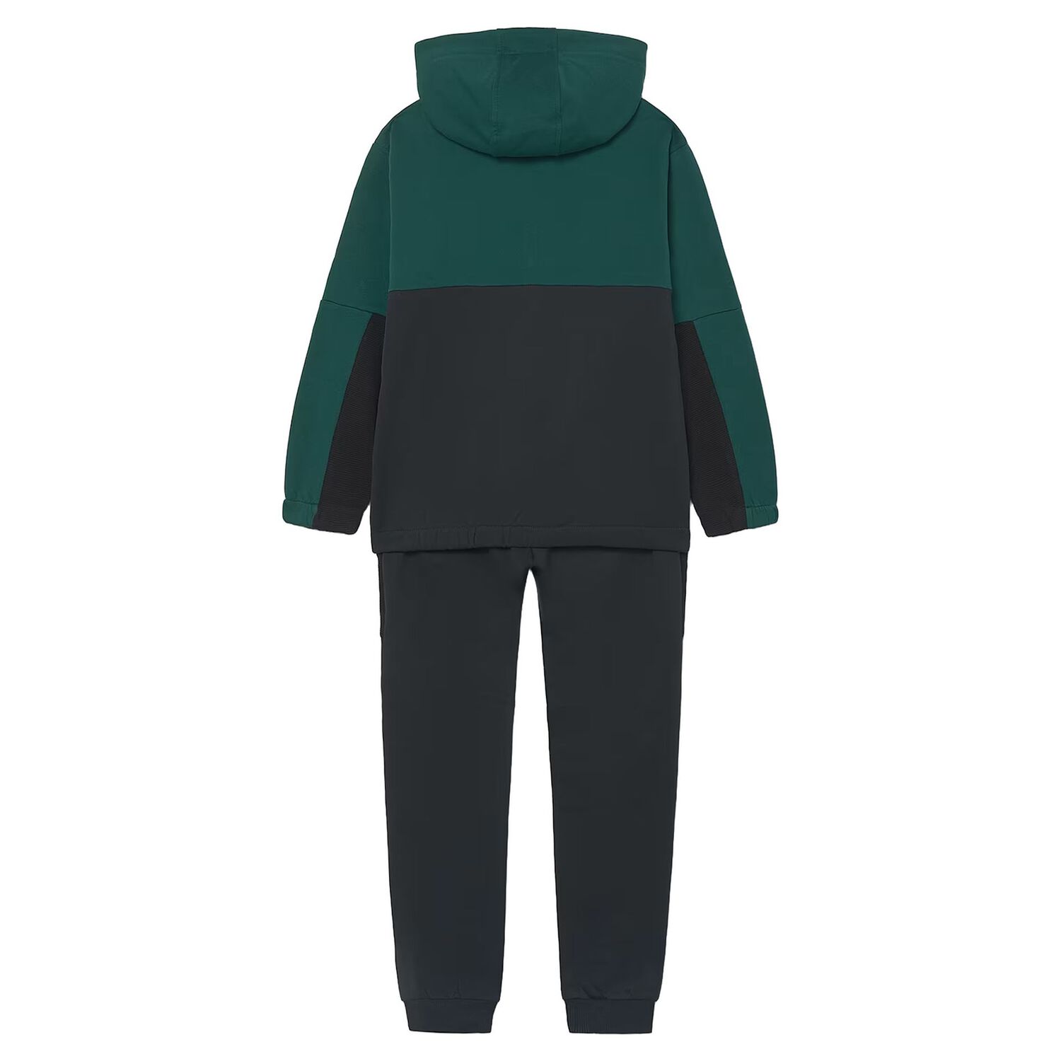 Boys Black & Green Tracksuit, 1, hi-res
