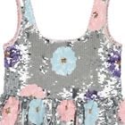 Girls Silver Sequin Dress, 1, hi-res