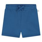 Younger Boys Blue Basketball Shorts, 1, hi-res
