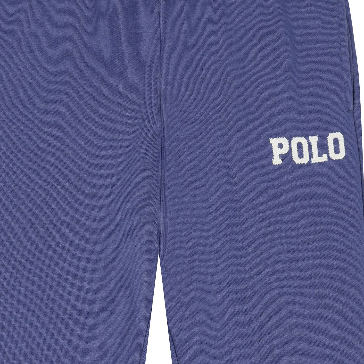Boys Blue Cotton Jersey Joggers, 1, hi-res