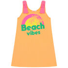 Girls Orange & Pink Dress, 1, hi-res