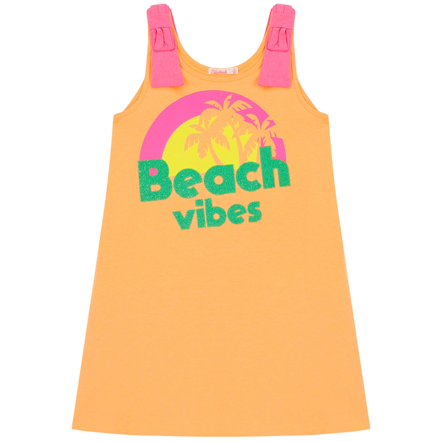 Girls Orange & Pink Dress, 1, hi-res image number null